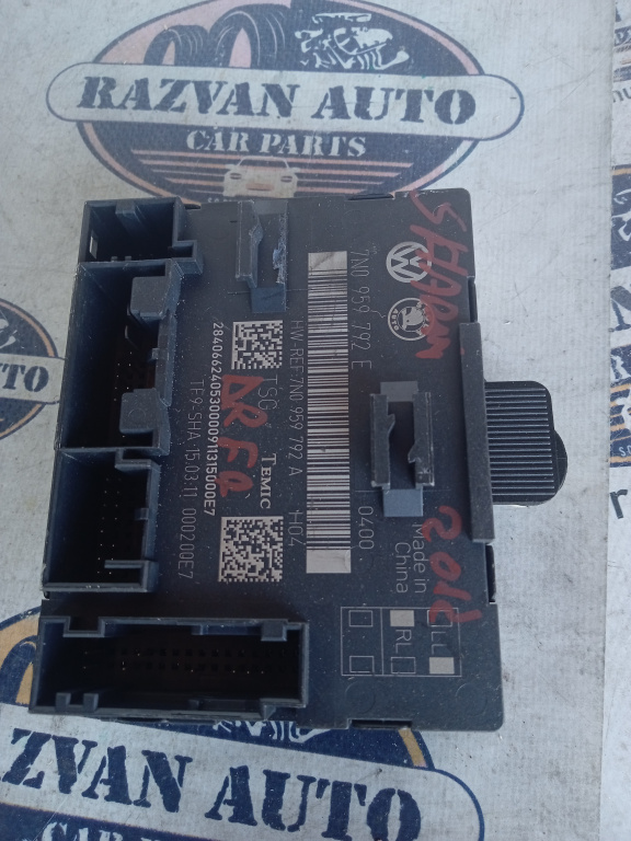 Modul Portiera Stanga Fata Volkswagen Sharan 2012, 7N0959792E