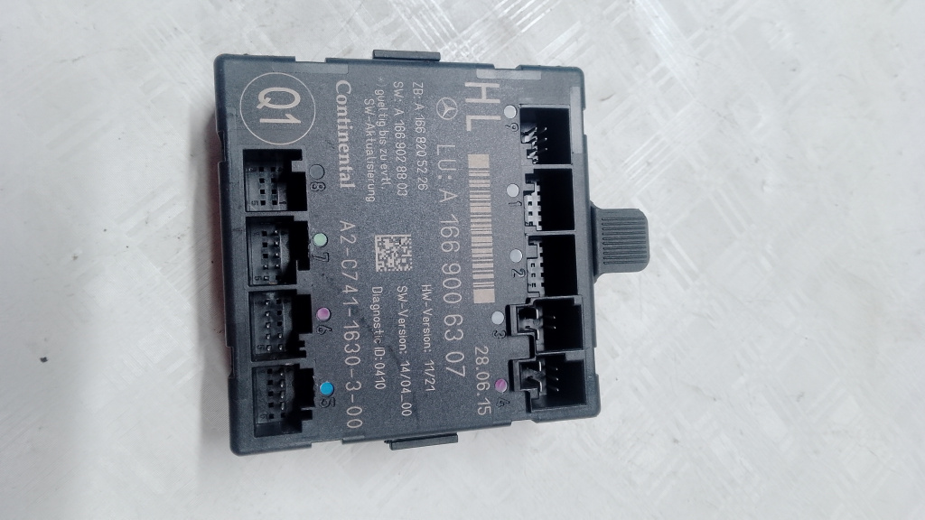 Modul Portiera Stanga Spate Mercedes GLE 2.2 Motorina 2016, A1669006307