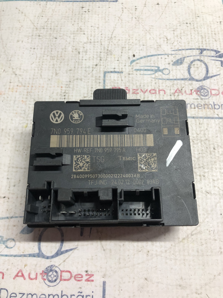Modul Portiera Stanga Spate Volkswagen Sharan 2012, 7N0959794E