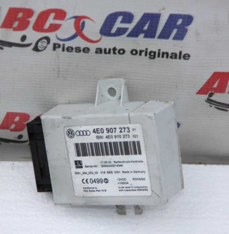 Modul presiune roti Audi A8 2002-2009 4E D3 4E0907273