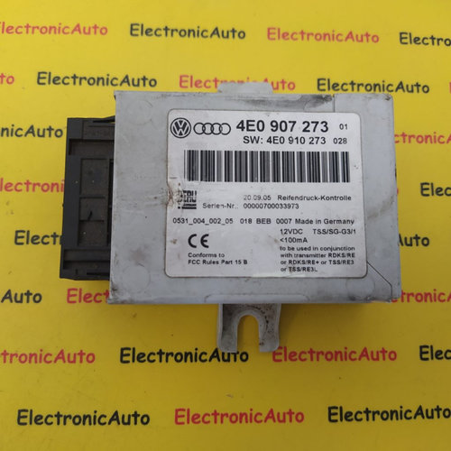 Modul Presiune Roti Audi A8, 4E0907273, 4E0910273