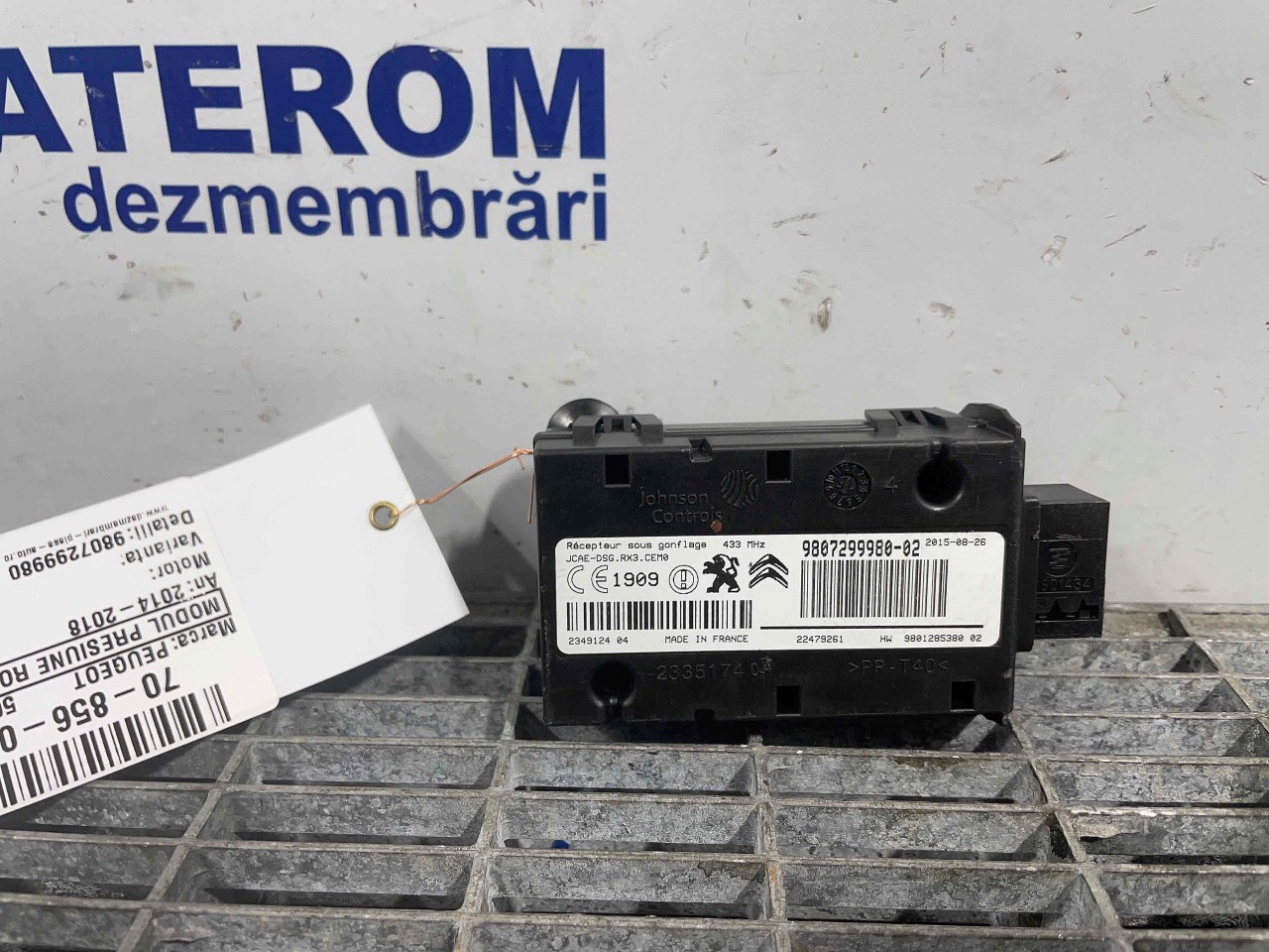 MODUL PRESIUNE ROTI PEUGEOT 508 508 - - (2014 2018)