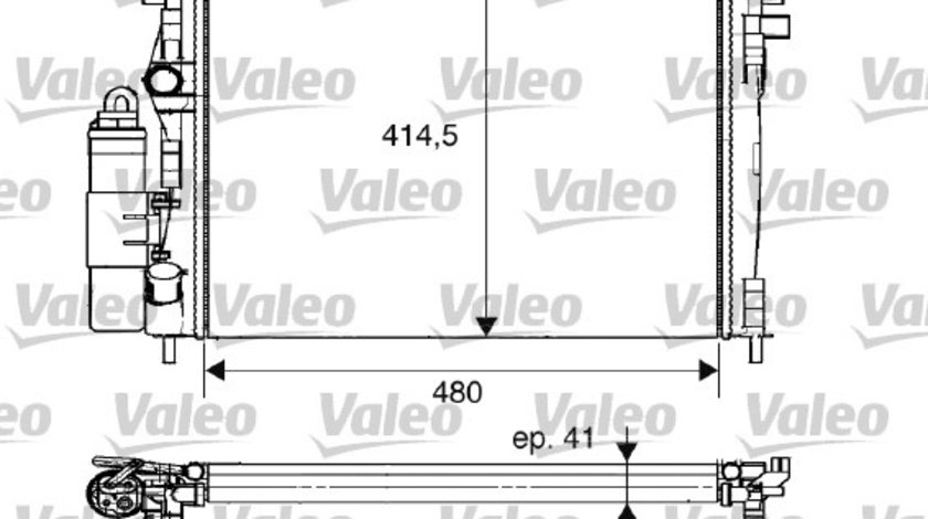 Modul racire (733075 VALEO) RENAULT