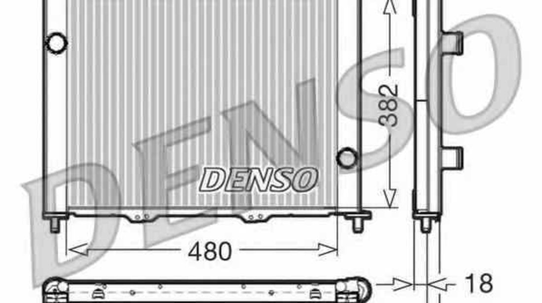 Modul racire RENAULT CLIO II BB0/1/2 CB0/1/2 DENSO DRM23099