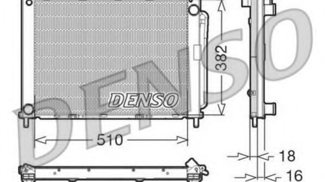 Modul racire RENAULT CLIO III Grandtour (KR0/1) (2008 - 2012) DENSO DRM23100 piesa NOUA