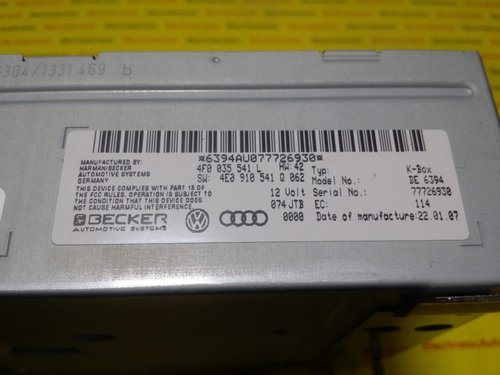 Modul Radio Audi A4 8k, A6 4F, A5, Q7, 4F0035541L, 4E0910541Q