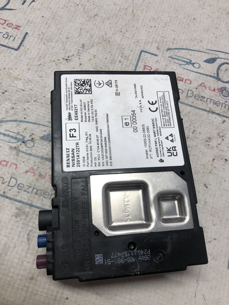 Modul radio Renault Megane 5 - Electric 2024, 2591A1227R