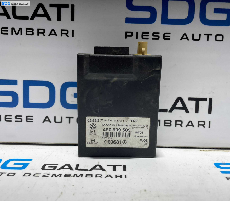 Modul Receptie Comenzi Pornire la Distanta Webasto Sirocou Volkswagen Audi Seat Skoda Cod 4F0909509 [L2994]