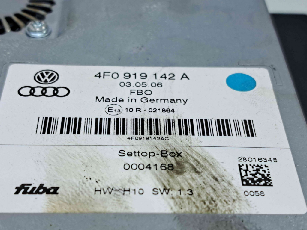 Modul receptor TV Volkswagen Touareg (7LA, 7L6) [Fabr 2003-2010] 4F0919142A