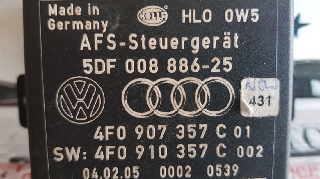 Modul reglare faruri Audi A8 4E 4f0907357c