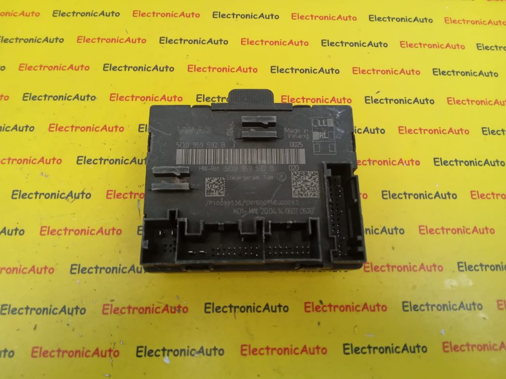 Modul releu usa dreapta fata VW Tiguan 5Q0959592B, 5Q0 959 592 B