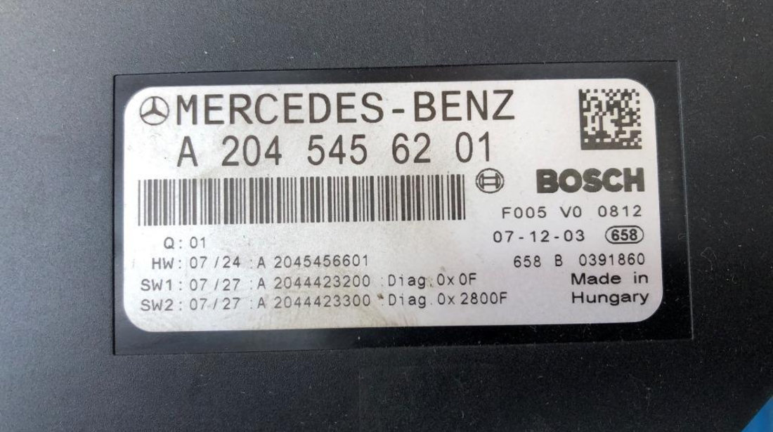 Modul SAM fata Mercedes C Class w204 cod A2045456201