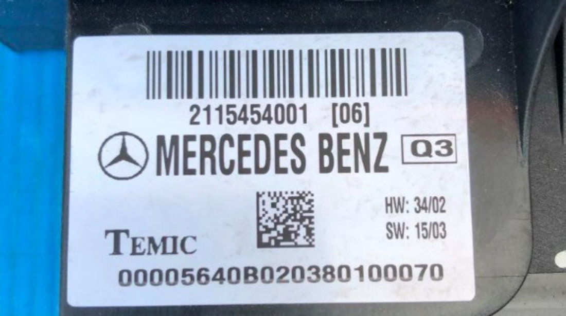 Modul SAM fata Mercedes E Class w211 cod 2115454001