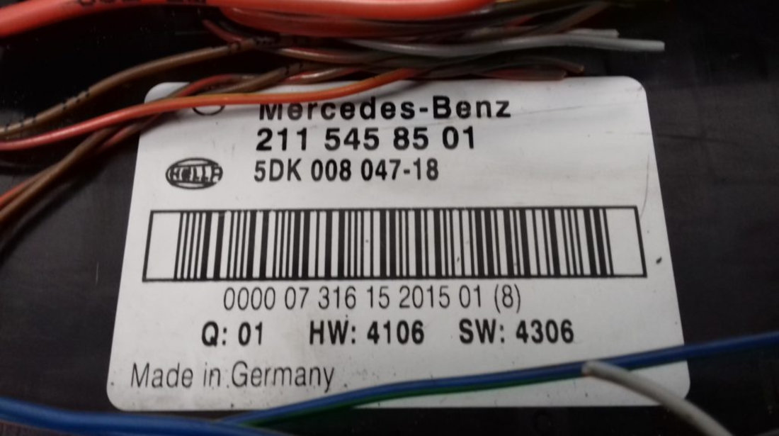 Modul SAM Mercedes E Class, W211, 2115458501, 5DK00804718