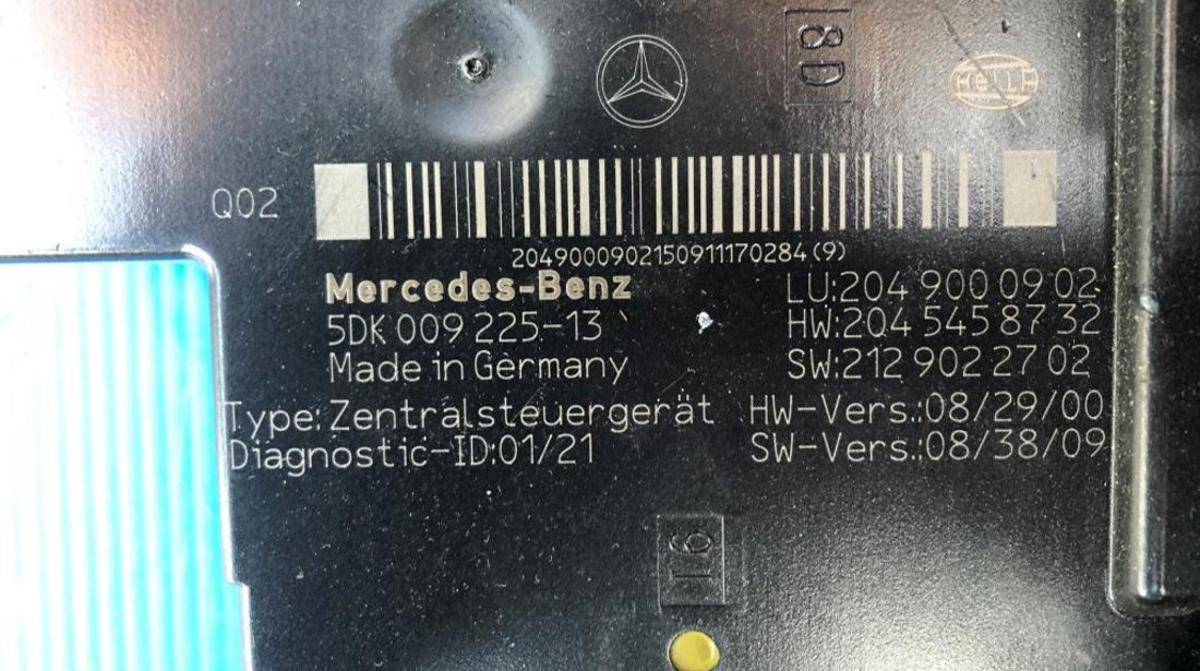 Modul SAM spate Mercedes C Class w204 cod 2049000902