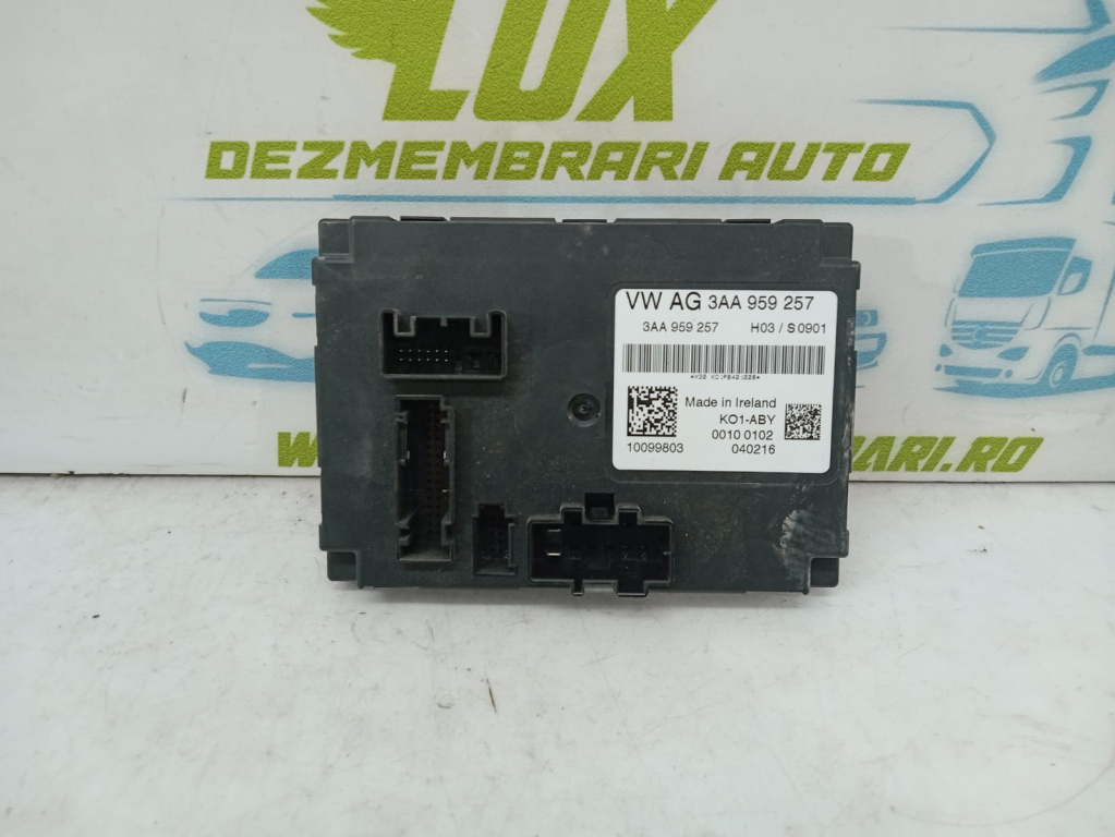 Modul scaun 3AA959257 Volkswagen VW Passat B8 [2014 - 2020]