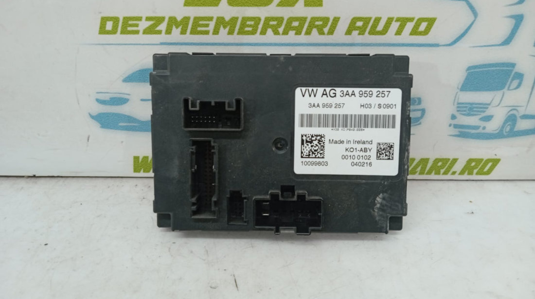 Modul scaun 3AA959257 Volkswagen VW Passat B8 [2014 - 2020]