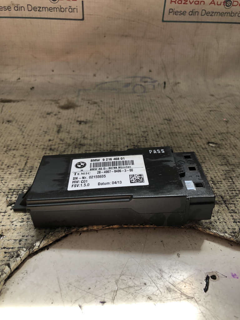 Modul scaun BMW F30 2012, 921646801
