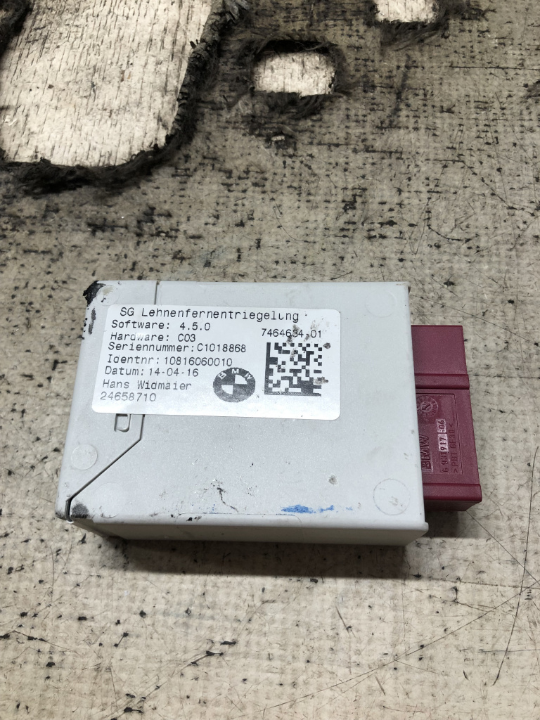 Modul scaun BMW Seria 2 F45 2.0 Motorina 2016, 746463501