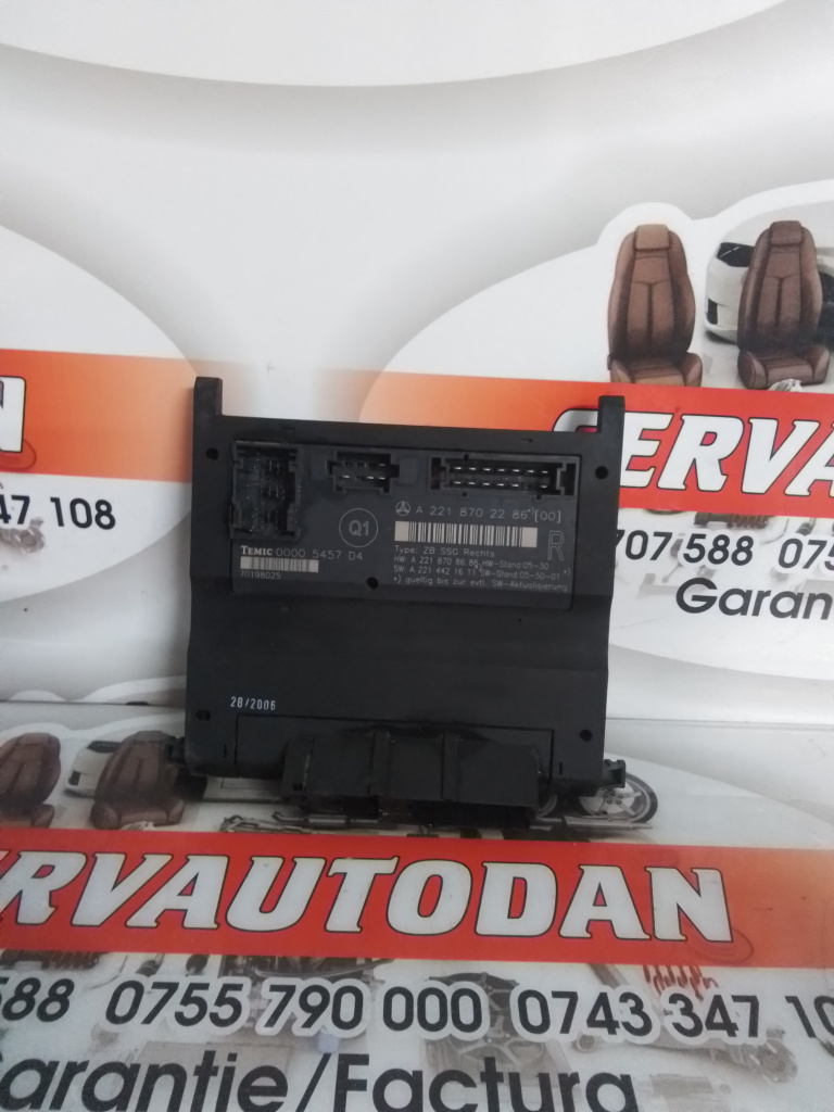 Modul scaun Mercedes-Benz S-Class (2005-2009) [W221] 3.0 Motorina 2008, A2218702286