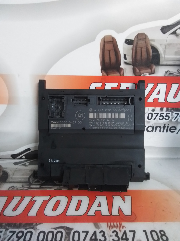 Modul scaun Mercedes-Benz S-Class (2005-2009) [W221] 3.0 Motorina 2008, A2218703086