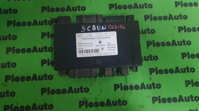 Modul scaun Mercedes E-Class (2002->) [W211] a2118704926