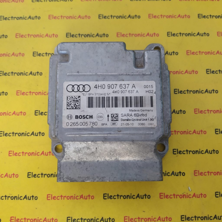 Modul Senzor Acceleratie Audi A8, 4H0907637A, 4H0907637A, 0265005780