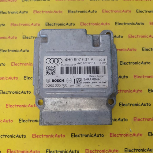 Modul Senzor Acceleratie Audi A8, 4H0907637A, 4H0907637A, 0265005780