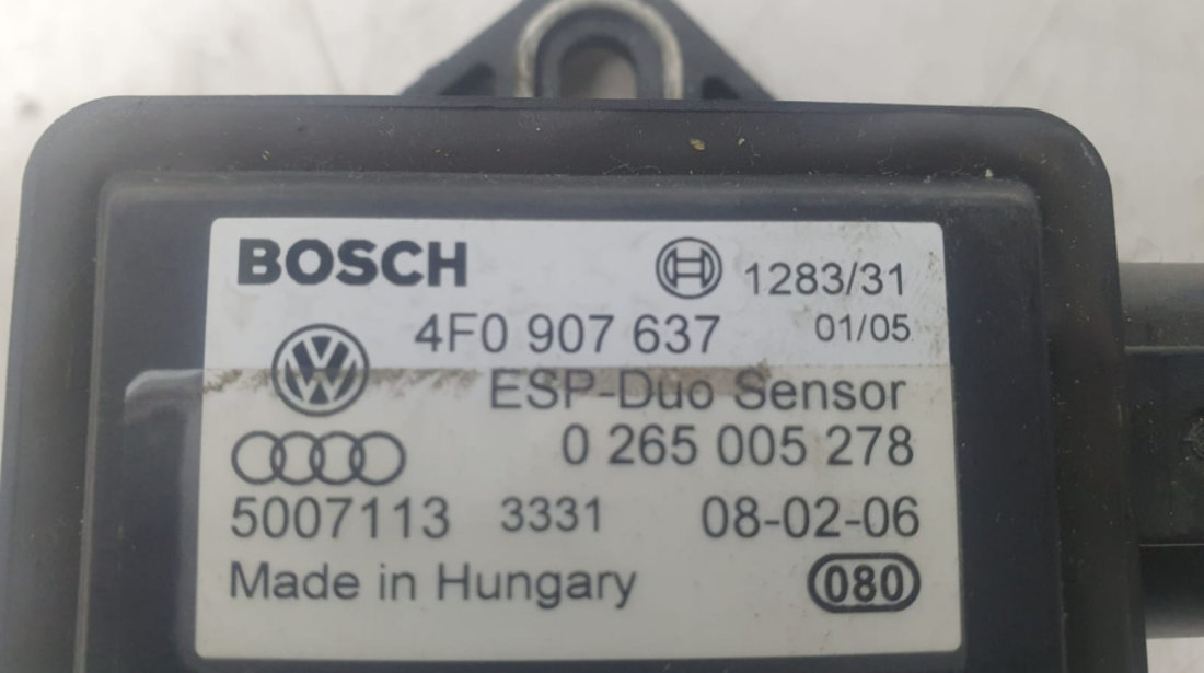 Modul senzor ESP 4f0907637a Audi A6 4F/C6 [facelift] [2008 - 2011]