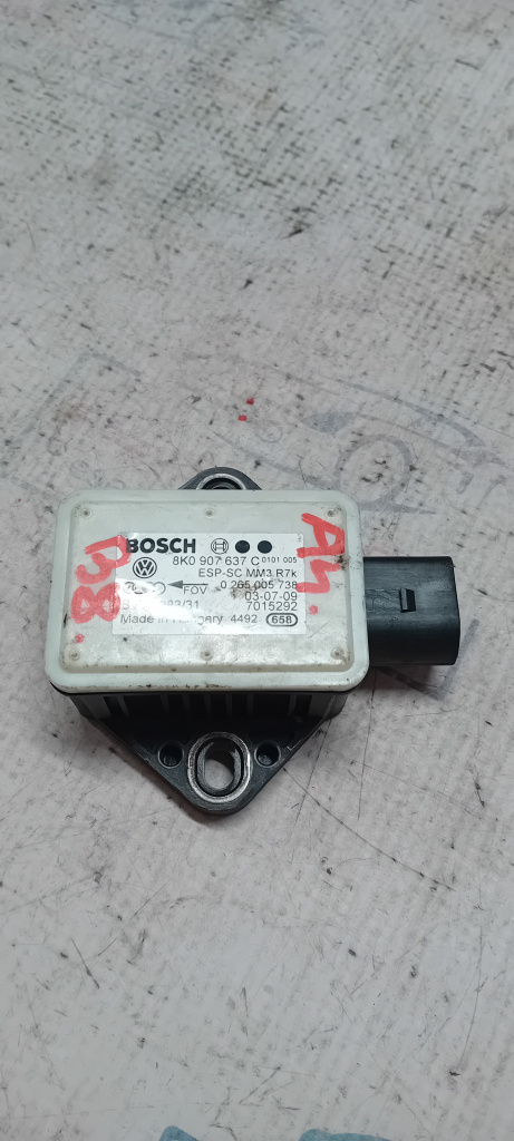 Modul senzor ESP Audi A4 B8 2008, 8K0907637C