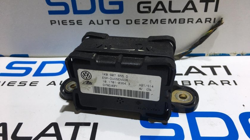 Modul / Senzor ESP VW Golf 5 2003 - 2009 Cod Piesa : 1K0 907 655 D / 1K0907655D