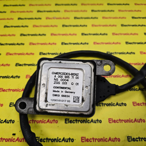 Modul Senzor NOX Mercedes M-Class W166, A0009057100, 5WK96683A,