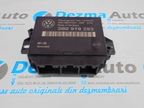 Modul senzor parcare 3B0919283, Volkswagen Passat (3B3) 2000-2005 (id:168954)