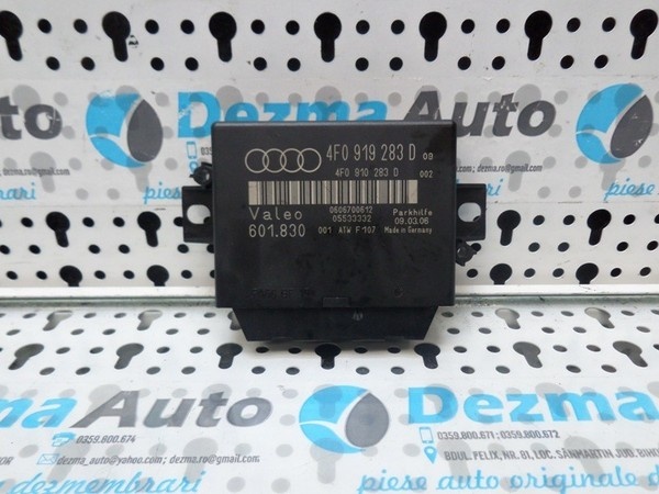Modul senzor parcare 4F0919283D, Audi A6, 4F2, 2004-2011(id:162304)
