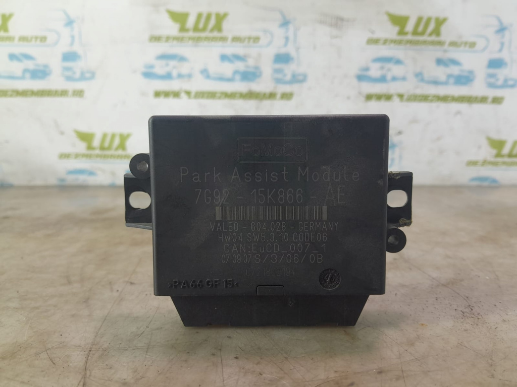 Modul senzor parcare 7G9215K866AE Ford Mondeo MK4 [2007 - 2010] 2.0 TDCI UFBB