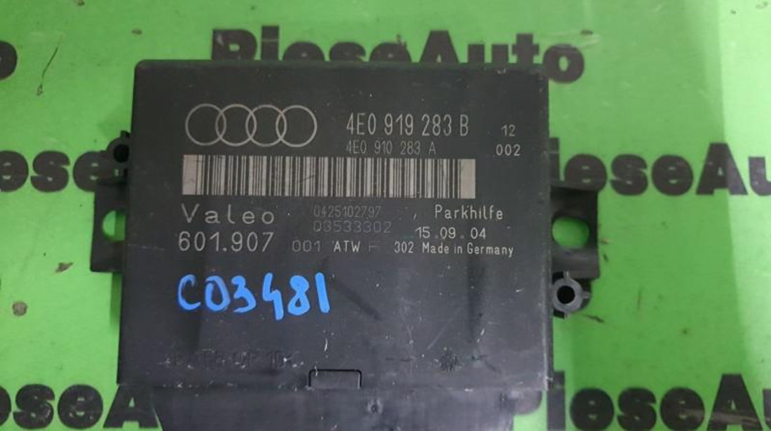 Modul senzor parcare Audi A8 (2002-2009) [4E_] 4e0919283b