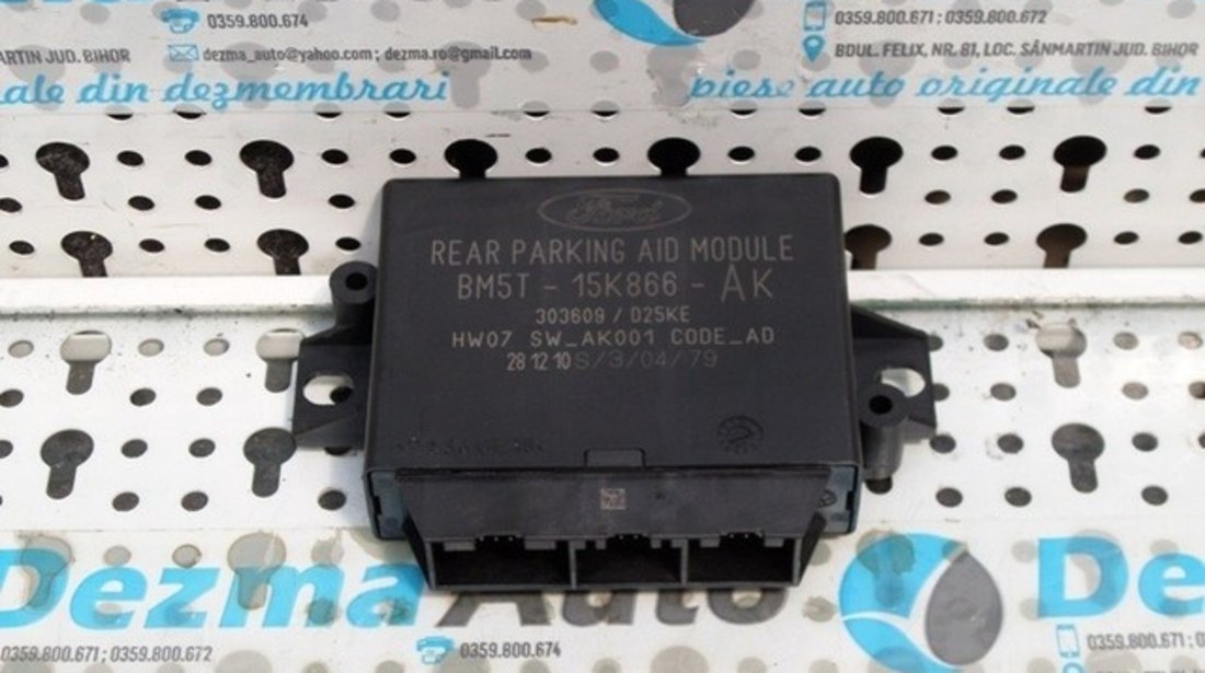 Modul senzor parcare, BM5T-15K866-AK, Ford Focus 3, 1.6ti (id:176432)