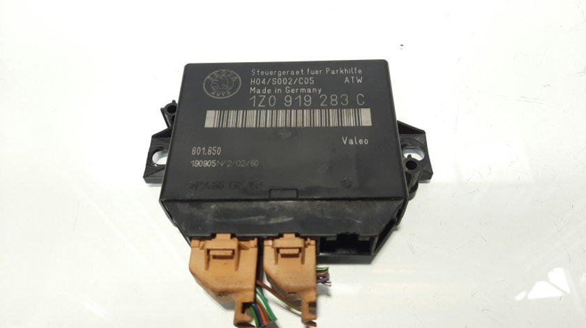 Modul senzor parcare, cod 1Z0919283C, Skoda Octavia 2 (1Z3) (idi:476189)