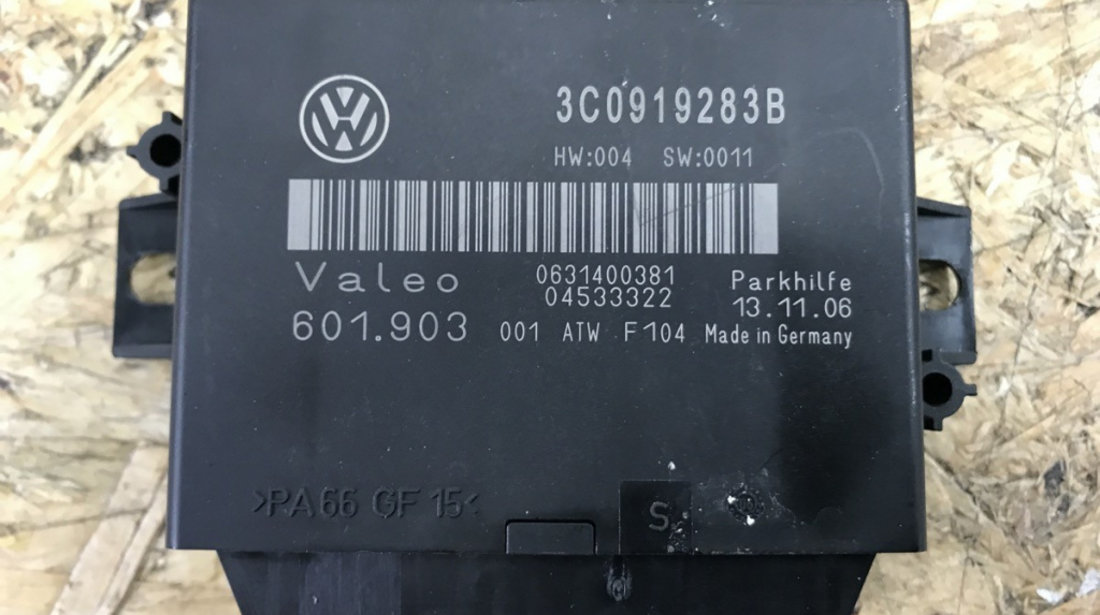 Modul senzor parcare Volkswagen Passat B6 1.4 TSI DSG R-LINE combi 2010 (3C0919283B)