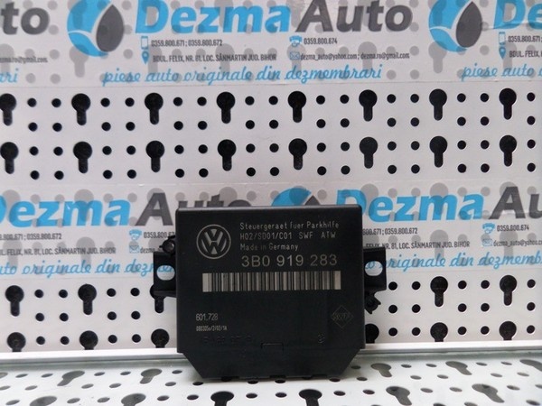 Modul senzor parcare Vw Passat, 1.9 tdi, AVB, 3B0919283