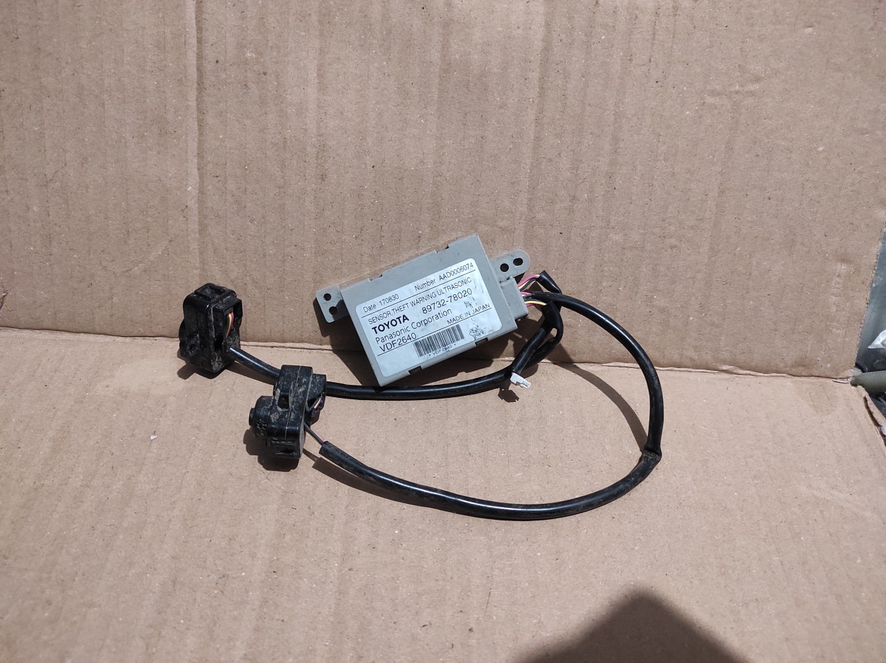 Modul senzor Ultrasonic alarma LEXUS NX300H 2019 cod 89732-78020