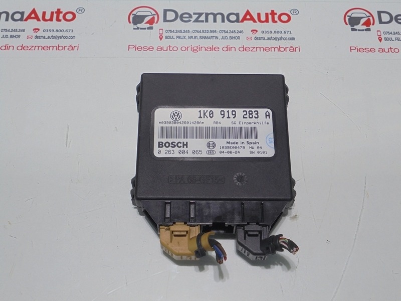 Modul senzori parcare, 1K0919283A, Vw Touran (1T1, 1T2) (id:288494)
