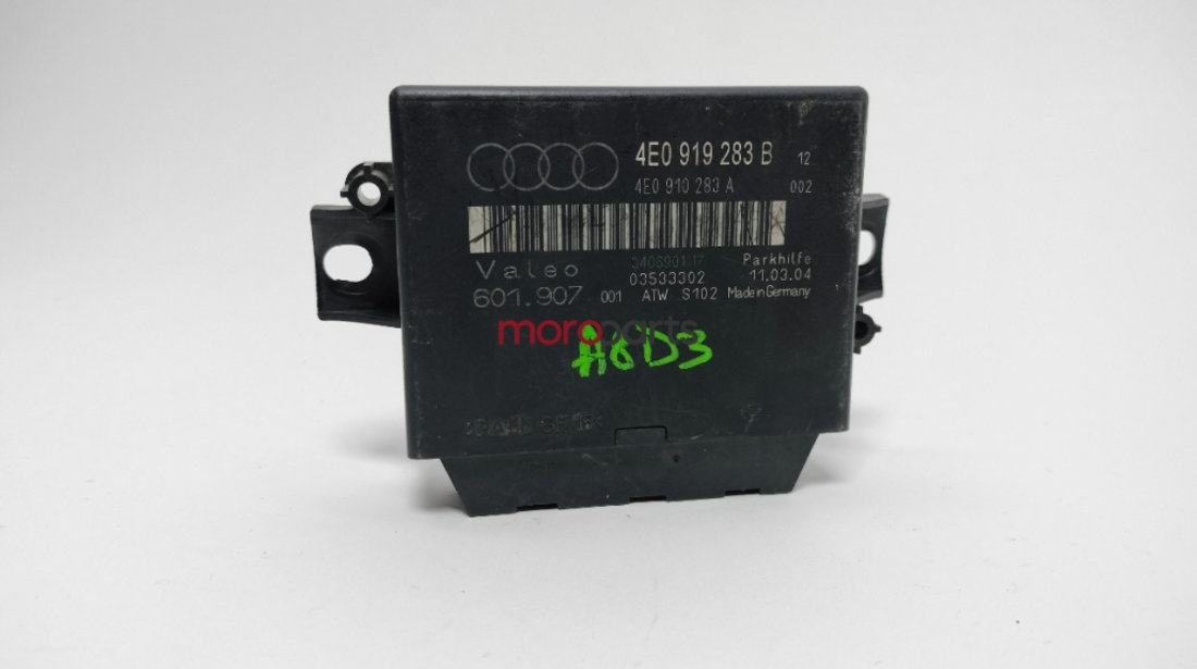 Modul senzori parcare 4E0919283B Audi A8 D3 3.0 TDI 2004 ASB OEM 4E0919283B