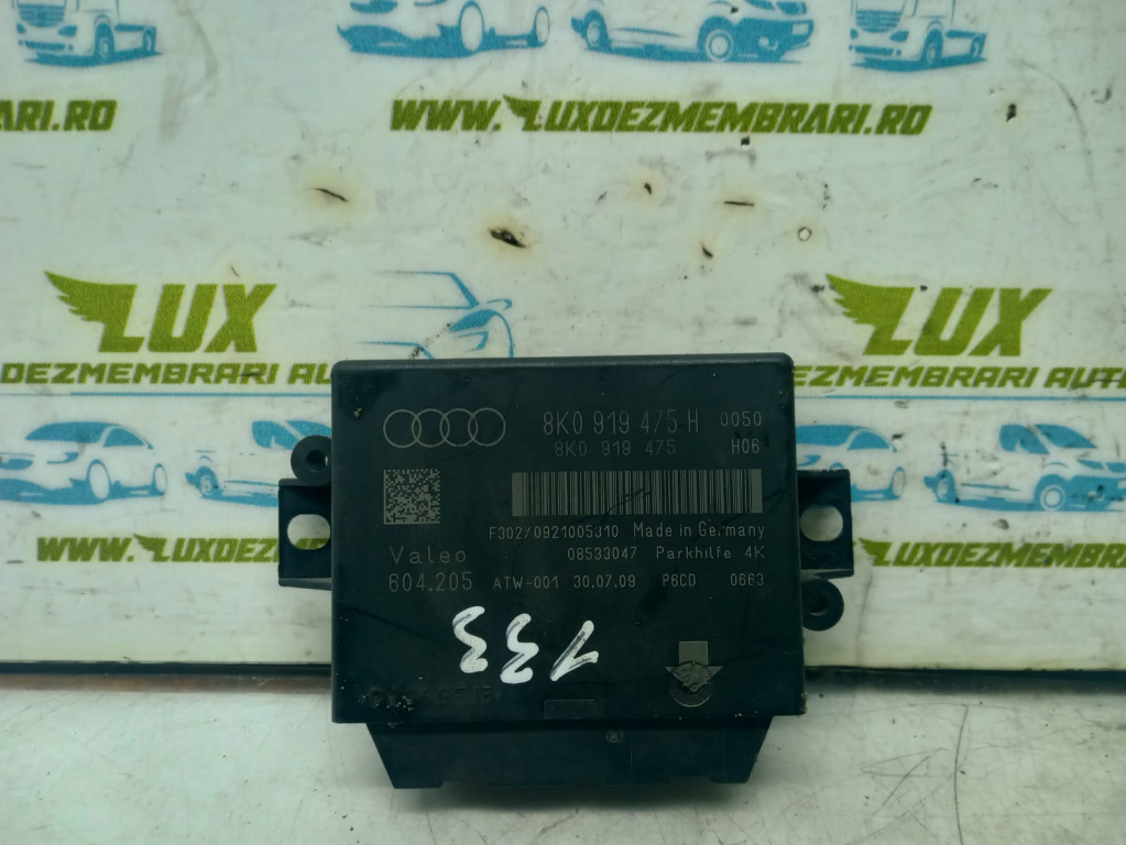 Modul senzori parcare 8K0919475H Audi Q5 8R [2008 - 2012]