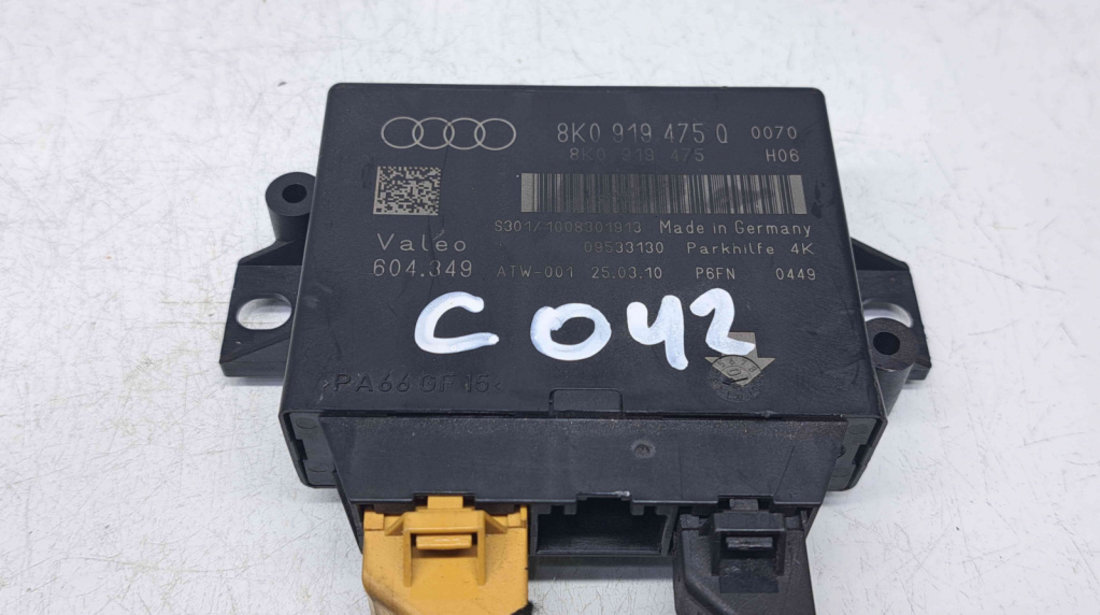 Modul senzori parcare Audi A4 (8K2, B8) [Fabr 2008-2015] 8K0919475Q