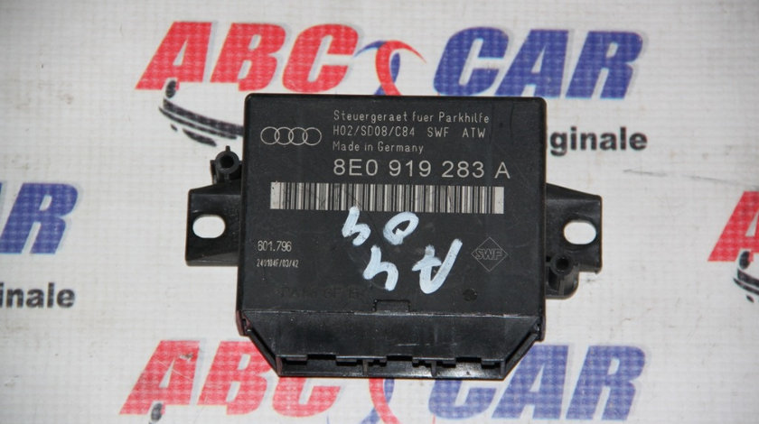 Modul senzori parcare Audi A4 B6 2000-2005 Cod: 8E0919283A