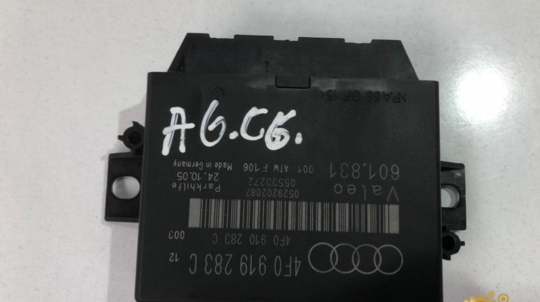 Modul senzori parcare Audi A6 (2004-2011) [4F2, C6] 4f0919283c