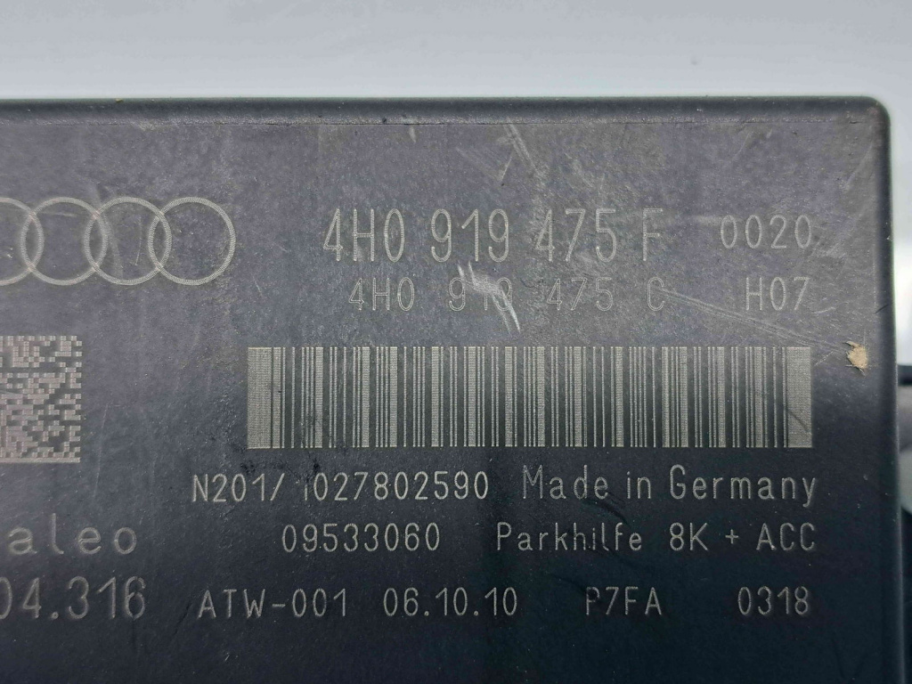 Modul senzori parcare AUDI A6 (4G2, C7) [Fabr 2011-2017] 4H0919475F