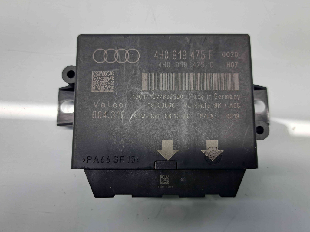 Modul senzori parcare AUDI A8 (4H) [Fabr 2010-2017] 4H0919475F