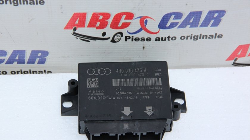 Modul senzori parcare Audi A8 D4 4H cod: 4H0919475H model 2014